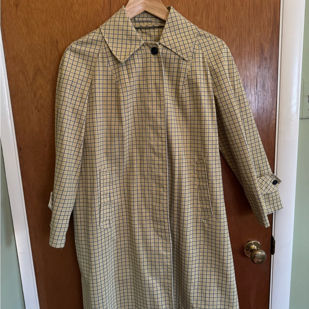 Vintage Plaid Women's Coat